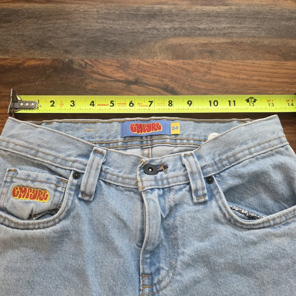 Empyre Light Blue Straight Leg Jeans - Picture 6 of 11